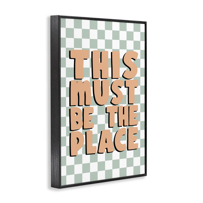 «Retro Must Be The Place», estampe numérique par JJ Design House LLC, Cadre noir, H 24 po x l 16 po