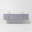 Ensemble de meuble-lavabo double mural 80 "Geneva-112899584-87285973
