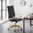 Jive Gold Stainless Steel Highback Office Chair-1042055043-971855064