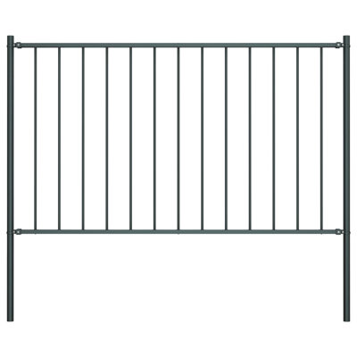 Chourasiya Fence Panel with Posts Powder-coated Steel