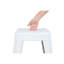 24 tabourets de bar sans dossier en métal de 24 po de hauteur comptoir, non empilables, détachables, simples et faciles à assembler, espace pour îlot de cuisine, bar, salle à manger - tracas de ton blanc - couleur rapide