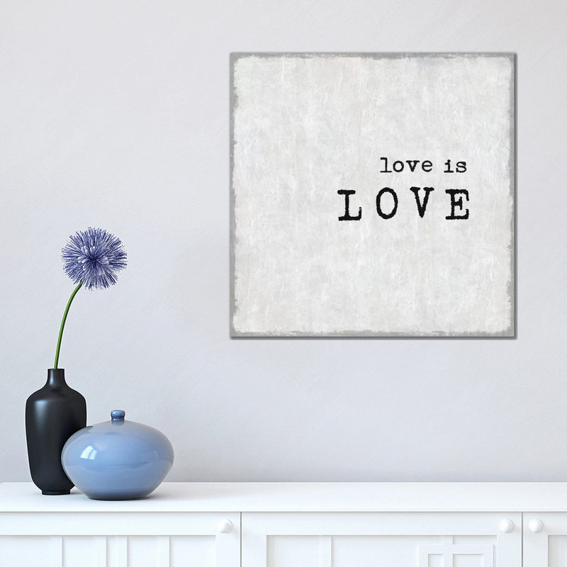 Love Is Love by Jamie MacDowell - Wrapped Canvas Print, 45.72 cm H x 45.72 cm W x 1.91 cm D