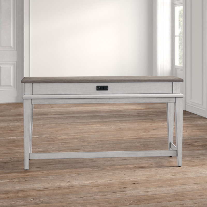 Console de bar 68 po Haylee avec ports de chargement USB