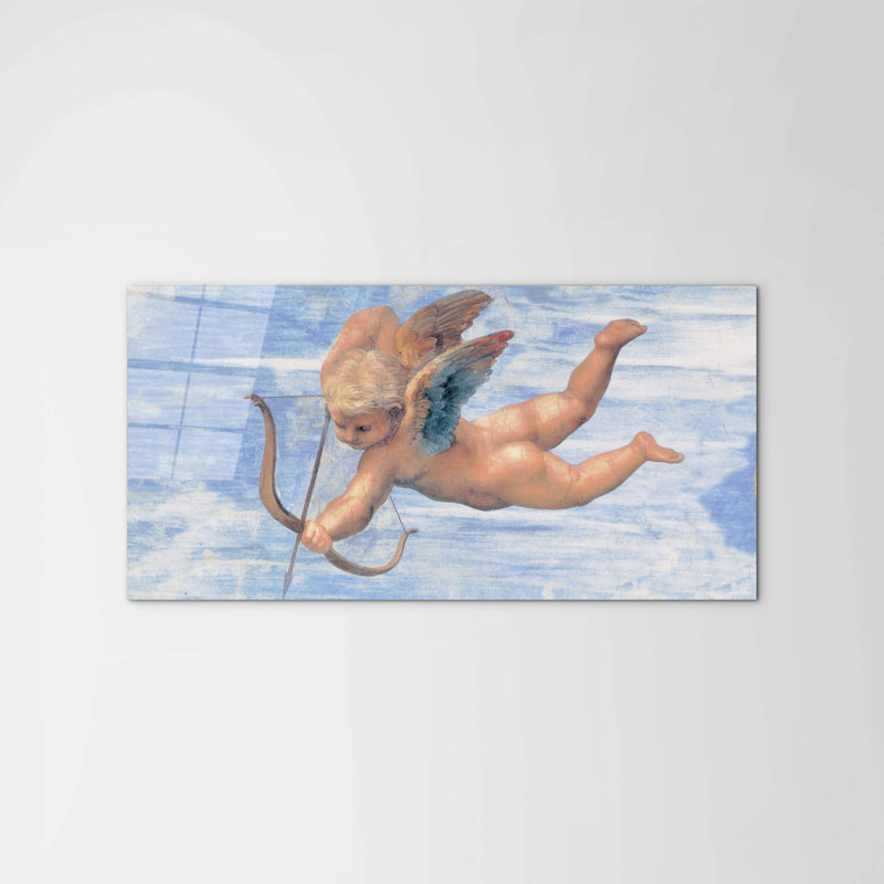 Homage to Raffaello - Cupid by Art Studio 50cm H x 100cm W High Quality Print on Frameless Panel, Lightweight, Ready to Hang