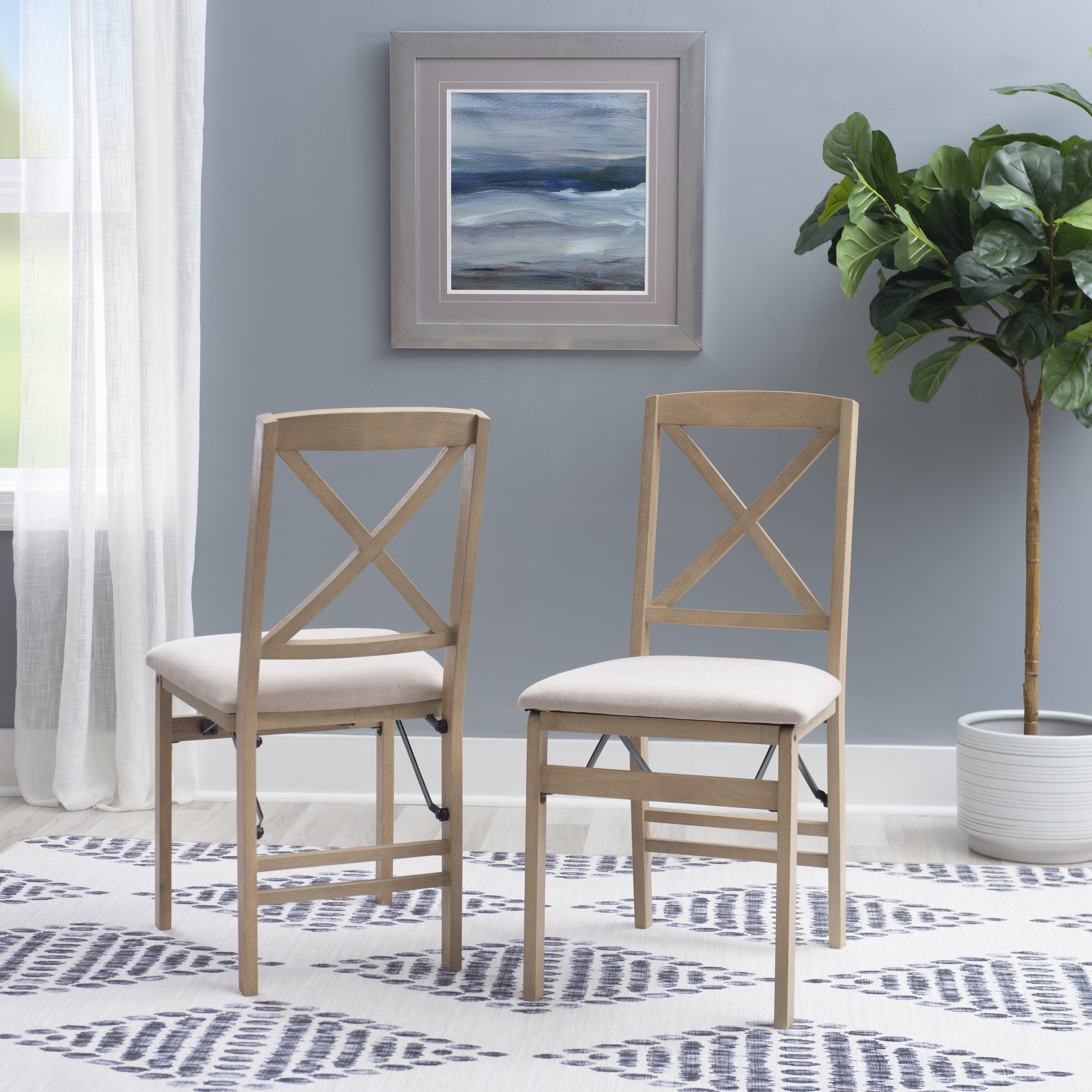 Padded wooden 2025 dining chairs