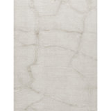 Cotton Abstract Area Rug in Beige