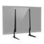 Black Fixed Desktop Mount for Holds up to 110 lbs
