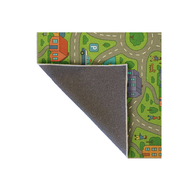 Tapis gris tissé Mosso Kilim, 2 pi 6 po x 6 pi 7 po