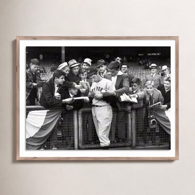 Alphon "Joe DiMaggio Signing Autographs" Print
