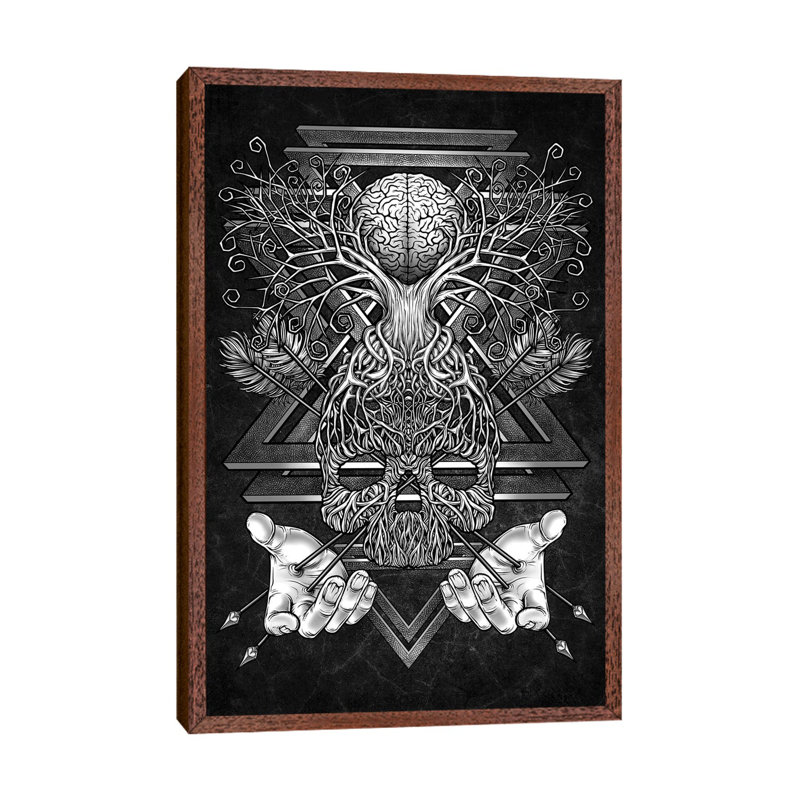 Beyond Intelligence II by Winya Sangsorn - Gallery-Wrapped Canvas Giclée on Canvas, Classic Wood Framed