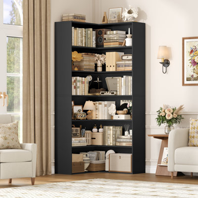 Bibliothèque en coin L 73,5 "