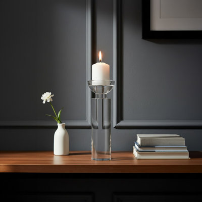 Glass Tabletop Tealight Holder