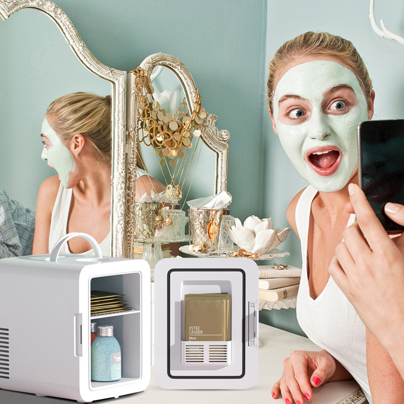 0,14 pi³ Topbuy Mini réfrigérateur de comptoir, Blanc