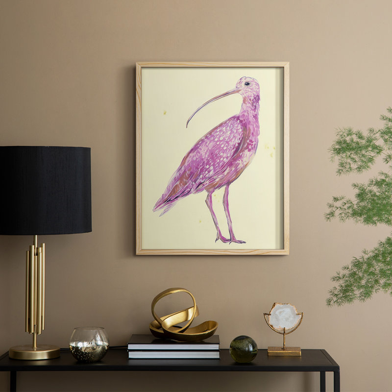 Seabird II, reproduction encadrée - bois massif, Naturel, H 11 po x l 9 po