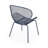 Relax On Navy Iron Chair, 34 In. Height, 24.8 Width, 25.5 Depth, 22.93 Lb Chair - Relaxing Option, 33.5 24.49 26.12 Depth
