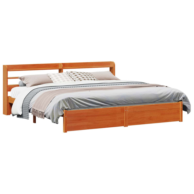 Solid Wood Bed Frame, Super King (6')
