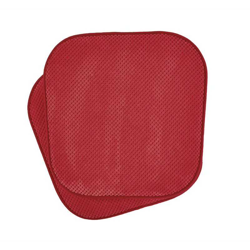 Outdoor 1.5'' Dining Chair Chair Pad, Red