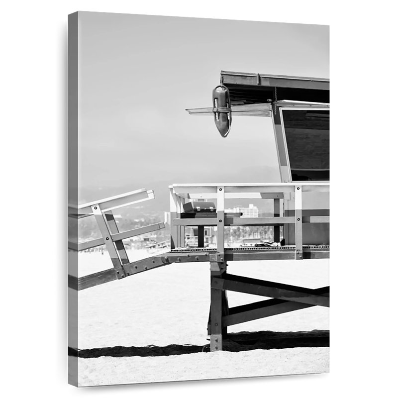 Tour de sauveteur en Californie noire I, H 24 po x l 16 po
