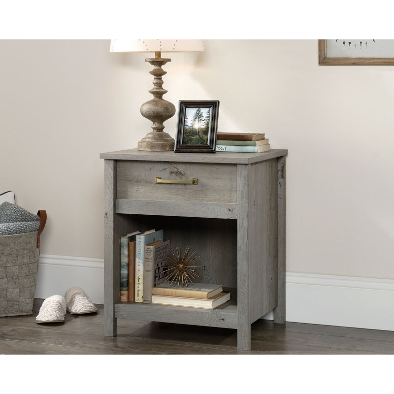 Table de chevet Katona, Gris