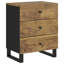 Alberta 55cm W Metal Bedside Table