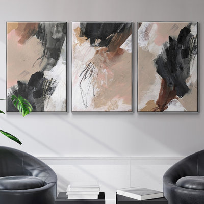 " Unbleached Neutrals IV " 3 - Pieces