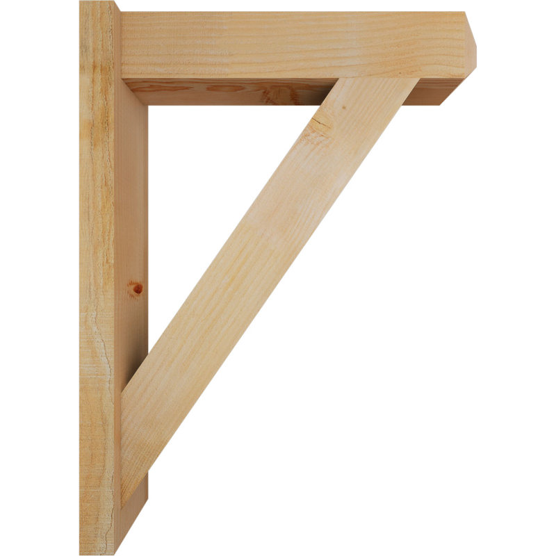 Artisan traditionnel en bois rustique, P 24 po x H 32 po, Sapin Douglas de 6 po (sciage brut)
