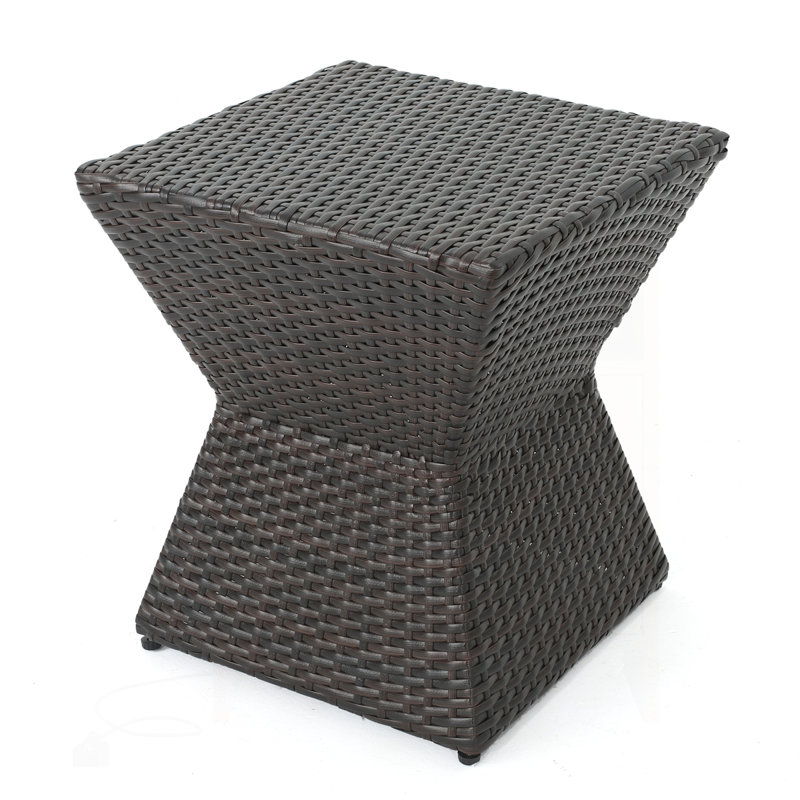 Outdoor Wicker End Table