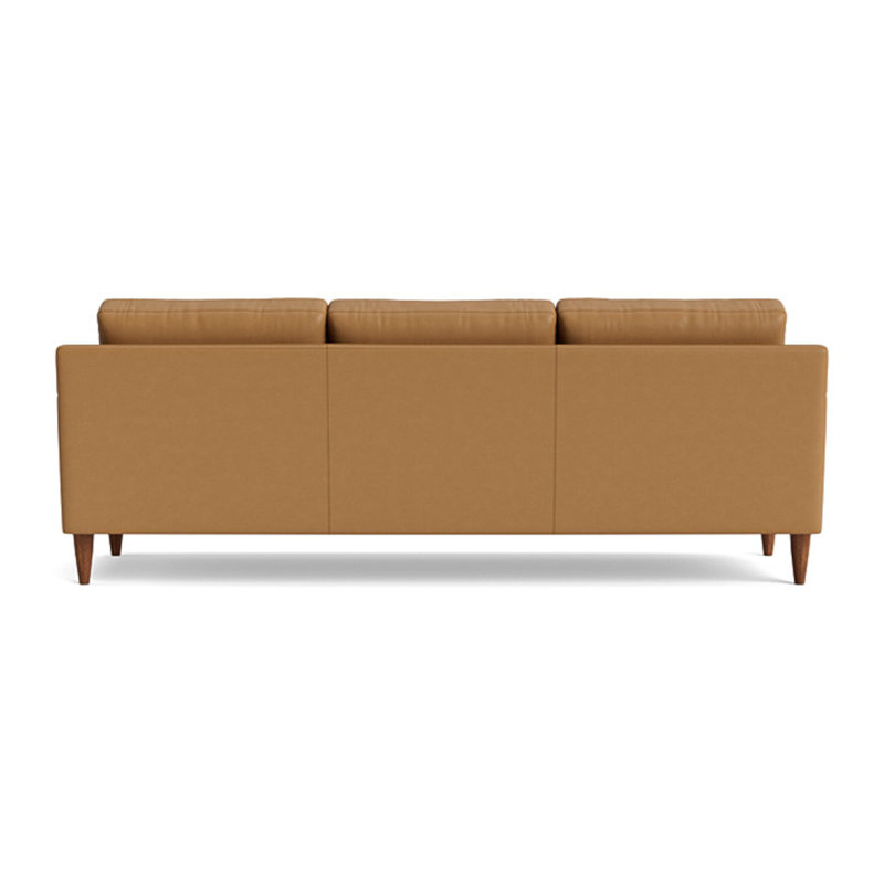 MCM Sofa (95"), Bison Butterscotch Top Grain Leather