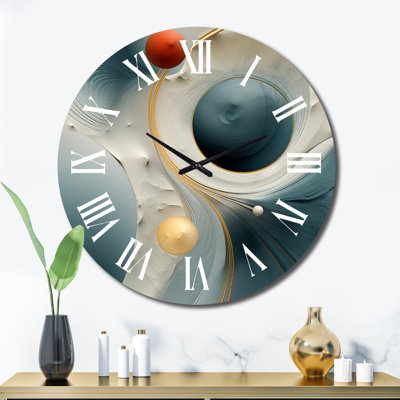 Spiral Miracle Of Cosmic Delight V Wall Clock