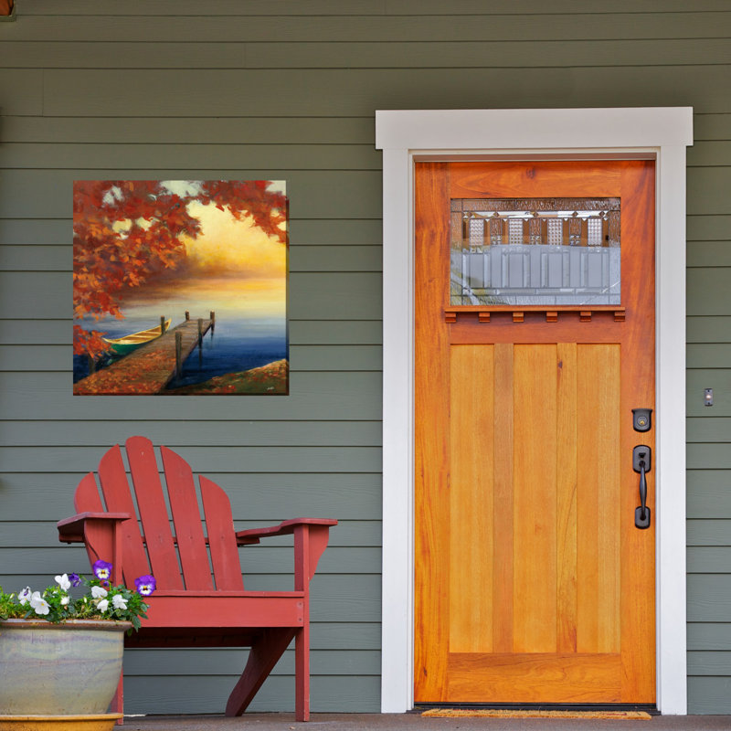 Art extérieur d'automne Dock
