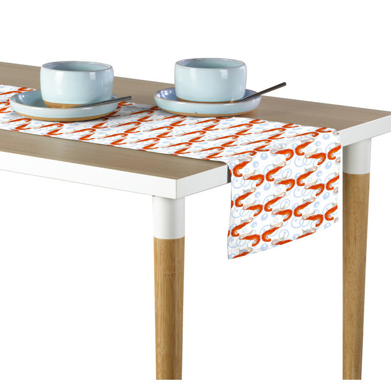 Vanola Geometric Table Runner, 108" x 14"