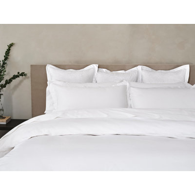 Heirloom Organic Sateen Duvet Cover Alpine White