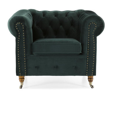 Americus Velvet Armchair