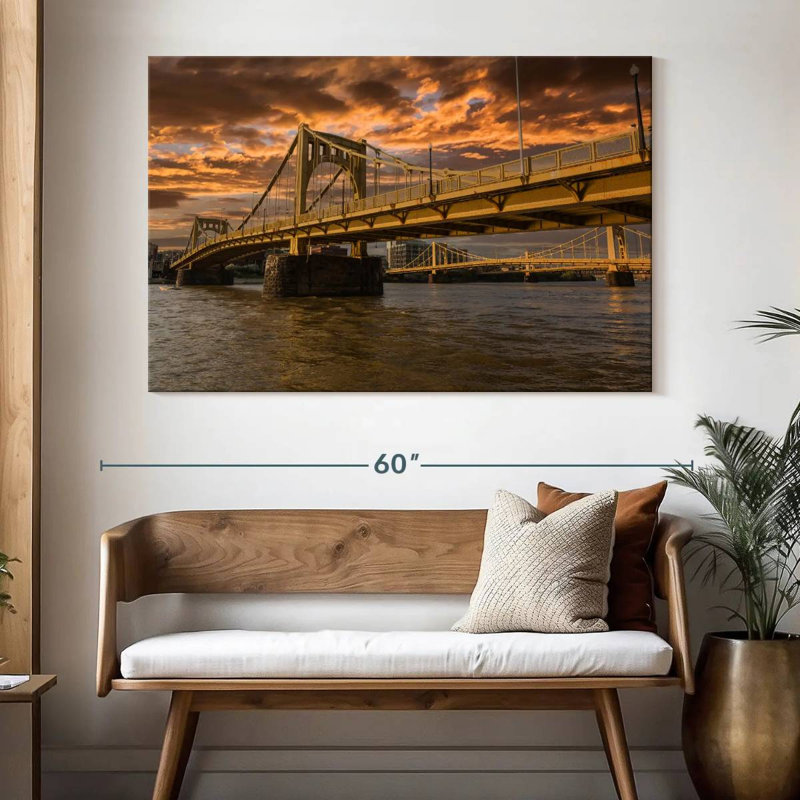 Lilie Bridges à Pittsburgh, H 34 po x l 51 po