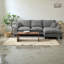 Canapé modulaire en L chenille Cloud Comfort