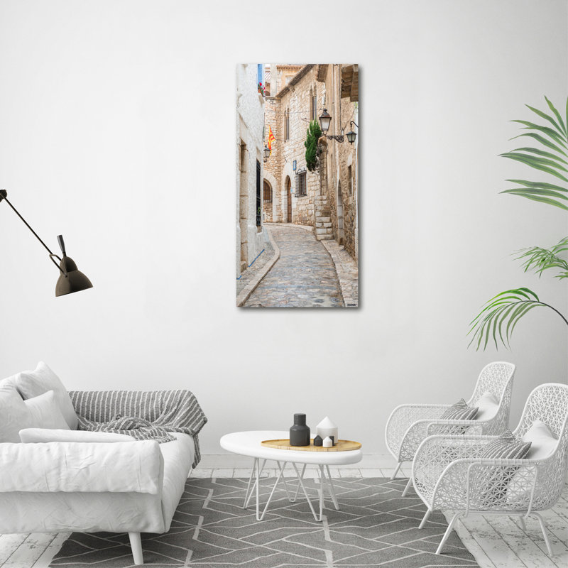Streets In Spain - Wrapped Canvas Print