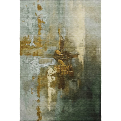 Premium Machine Washable Mayfield AMF2157 abstract Rug