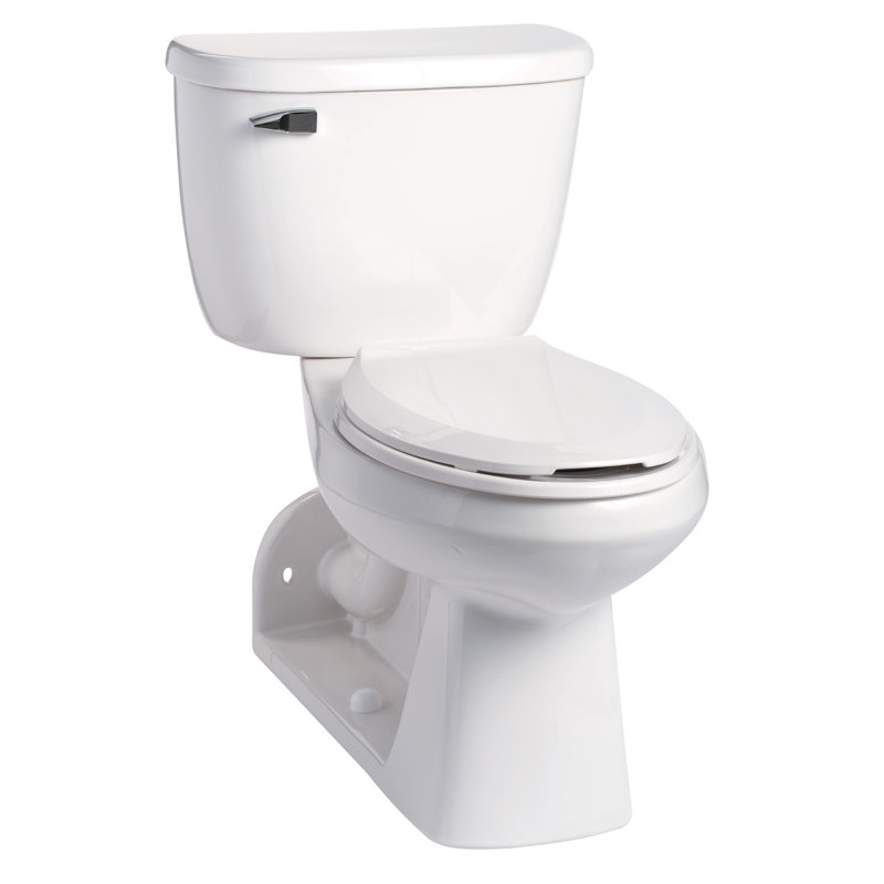 Toilette allongée deux pièces 1,28 gpf smartheight pression-assist (siège non inclus) Quantum, Biscuit