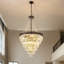 Maquisha Dimmable 12-light Empire Tiered Crystal Chandelier with Antique Bronze Accents