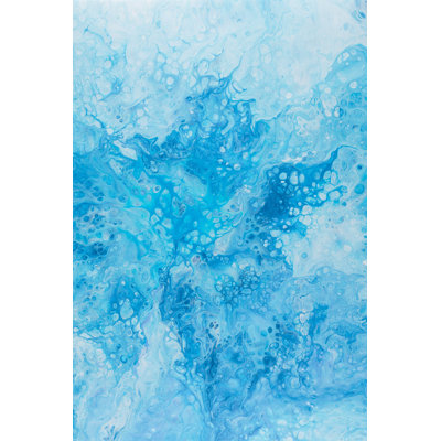 Nuances de mélange de teintes bleues, abstrait