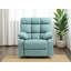 Fauteuil inclinable et berçant en tissu Tampere-370614288