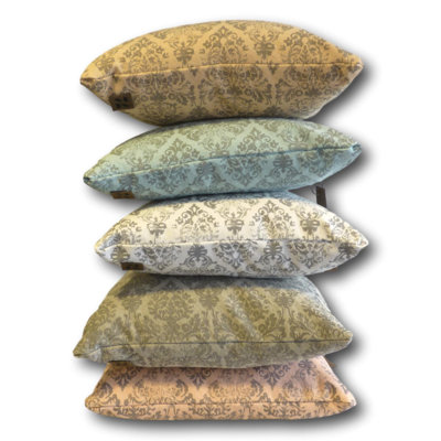 Cotton Reversible Throw Pillow