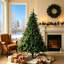 Arbre de Noël artificiel de 1,80 m-1409962453