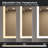 24" H x 16" W Flora Black Aluminum Surface/Recessed Mount Medicine Cabinet with Mirror, Anti‑Fog, 3‑Color Dimmable Lighting and Adjustable Glass Shelves for Bathroom-858033052-856114981