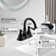 Derengge Centerset 2-Handle  Bathroom Sink Faucet With Plastic Overflow Pop-Up Drian