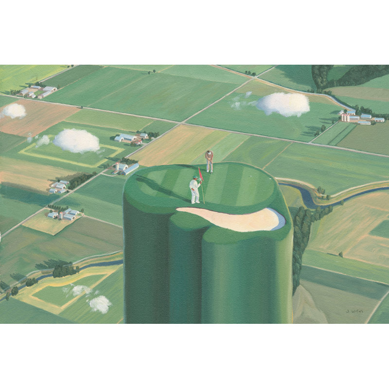 «Phantoms of the Night I Color» par James Wiens - impression sur toile tendue, H 24 po x l 36 po, Non, Cadre flottant blanc