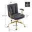 Chaise de bureau pivotante rembourrée en polyuréthane 24 po-491364806