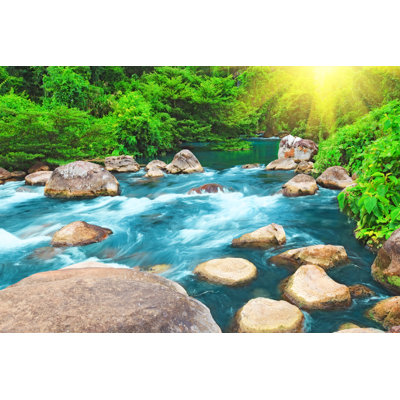 Stream - Photographie sur toile tendue