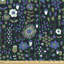 Newfolden Ecological Botanical Composition of Flowers Leaves Fabric