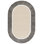 Beige Black Hand-Tufted Striped Wool Rug